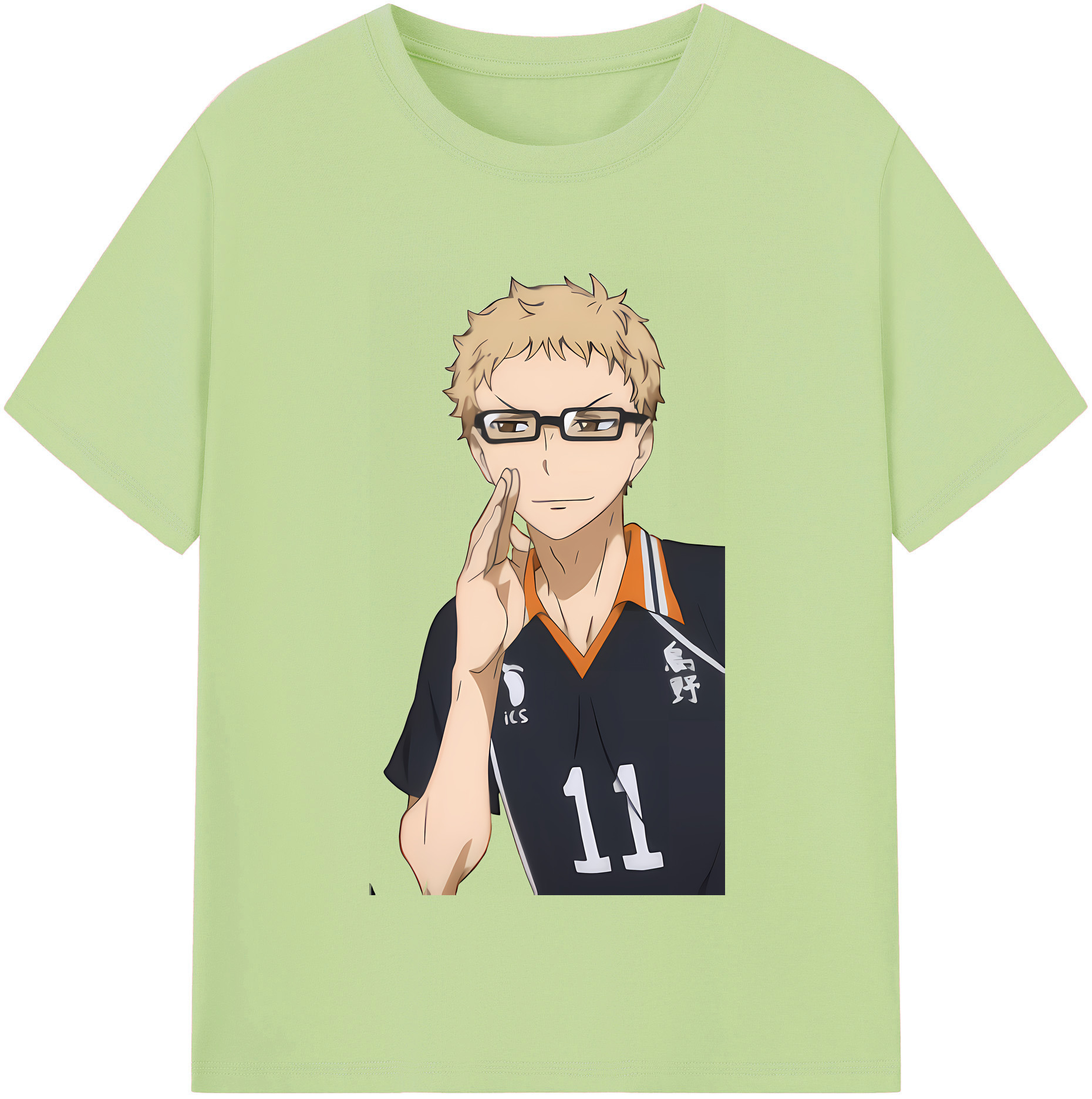 （画像用） ハイキュー!! Haikyu!! 綿100％半袖Tシャツ（フロントプリント）